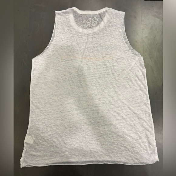 Chaser Brand White Muscle Tank Size Large 'California' - Picture 3 of 3
